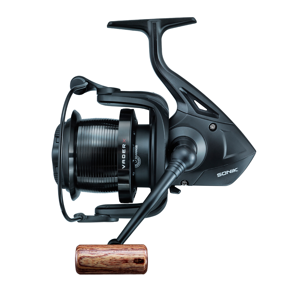 Sonik Vader X 8000RS Spod Reel Quick Torque Drag System Loaded With 30LB Braid 